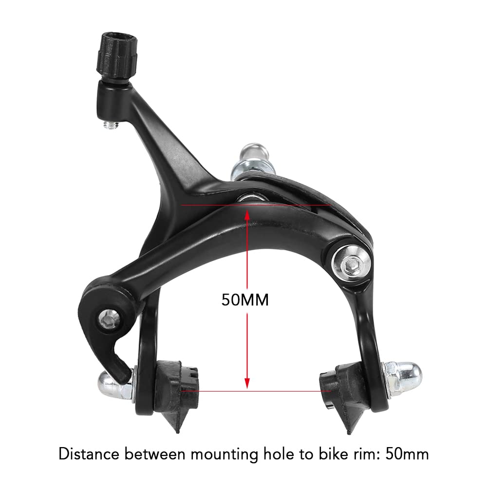 Fixie Bike Brake Kit - Front & Rear Caliper Brake Set for Road Bikes & Cruisers | Side Pull Brakes for Smooth Stopping | Perfect for Urban Commuting & Leisure Cycling