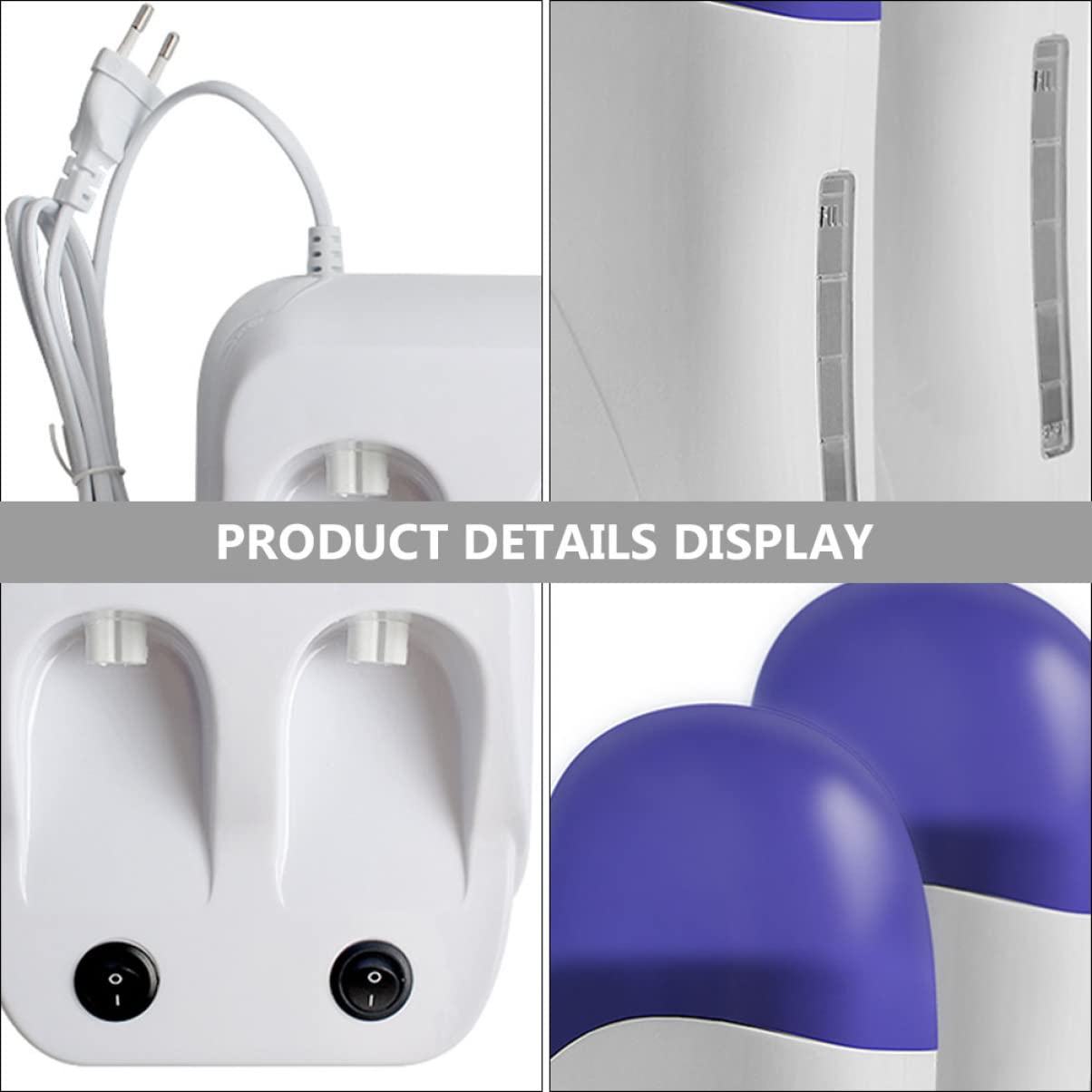 Professional Double Seat Wax Warmer Machine for Hair Removal - Compact & Sturdy Wax Melting Pot with US Plug - Perfect for Home Use, Salons & Spa Treatments