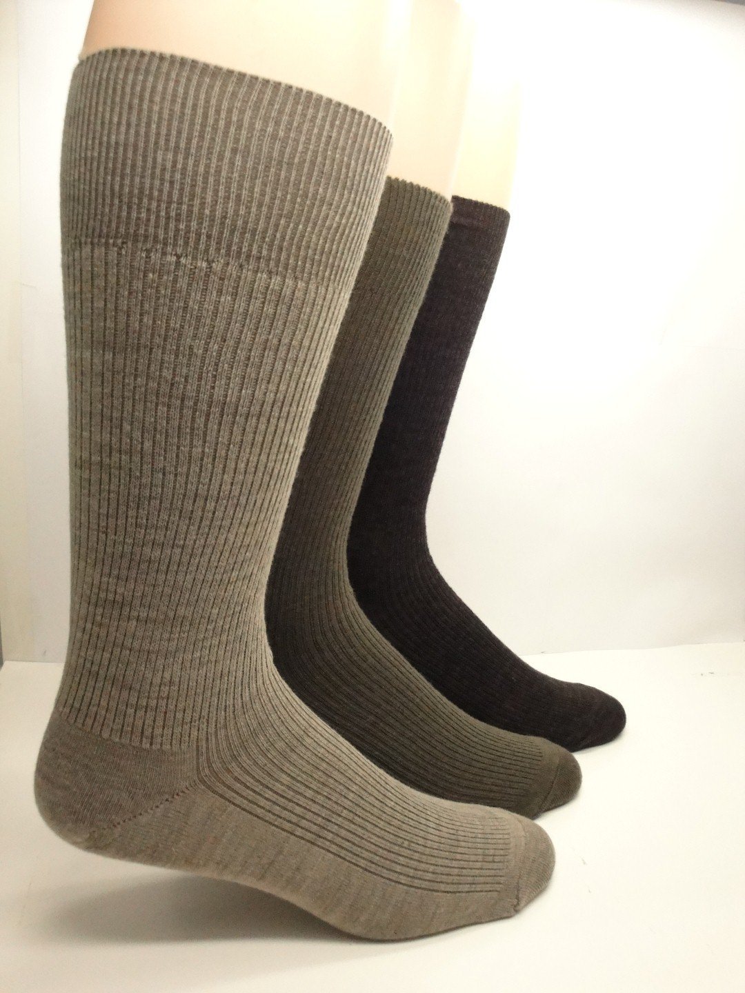 Premium Men's Merino Wool Dress Socks - 12
