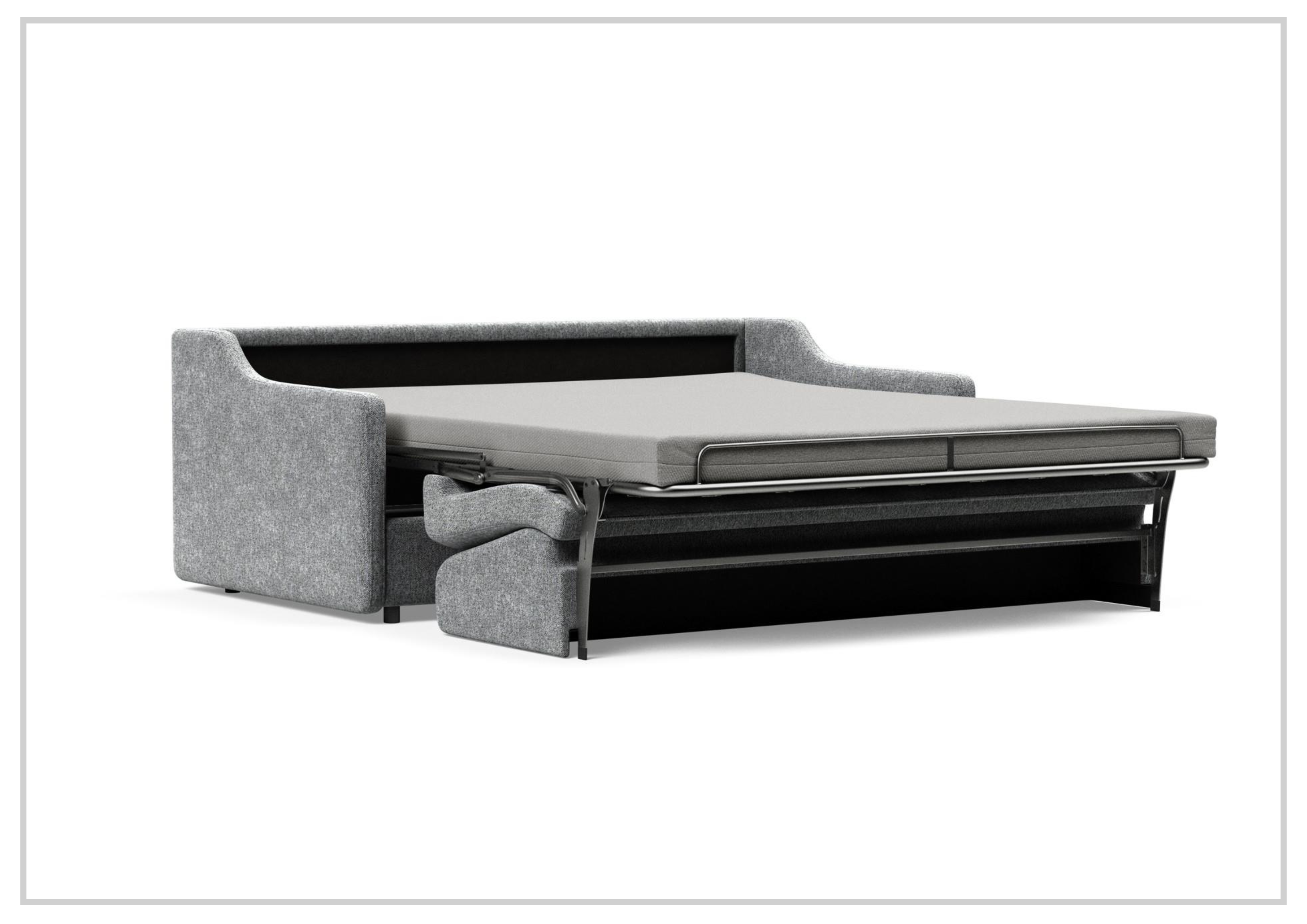 Innovation Living Carnell Fabric 2-Seater Queen Size Sofa Bed - Convertible Sleeper Sofa for Small Spaces, Guest Room & Apartment Living