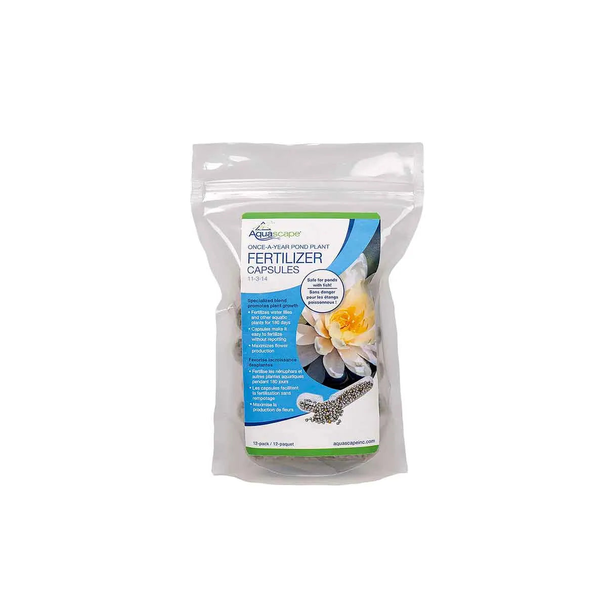 Annual Pond Plant Fertilizer Capsules - Slow Release Aquatic Plant Food for Healthy Water Lilies & Lotus | Perfect for Garden Ponds, Water Features & Aquariums