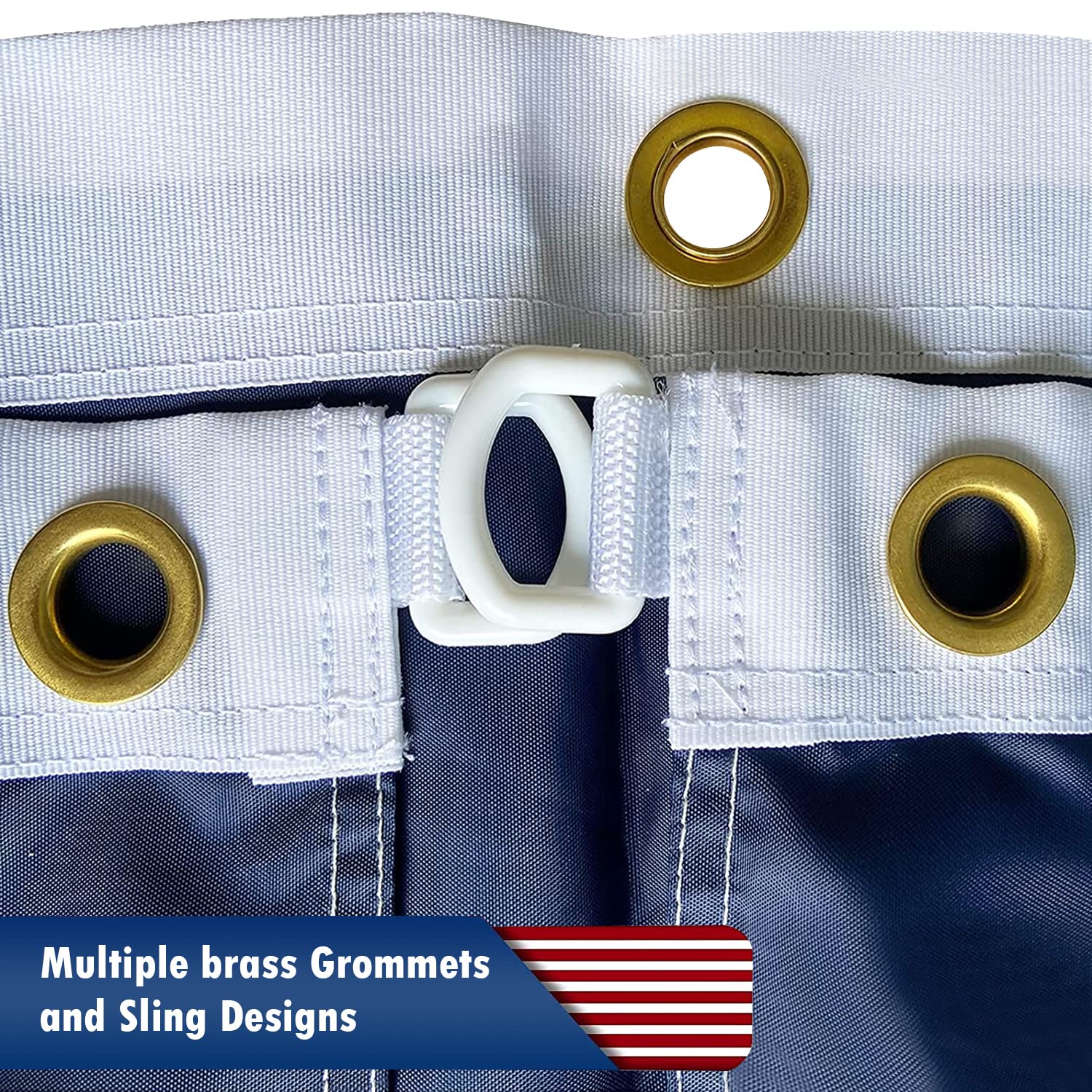 Premium 8x12 FT Heavy Duty American Flag - Outdoor USA Flag with Embroidered Stars & Brass Grommets | Perfect for Backyards, Parades, and Patriotic Events