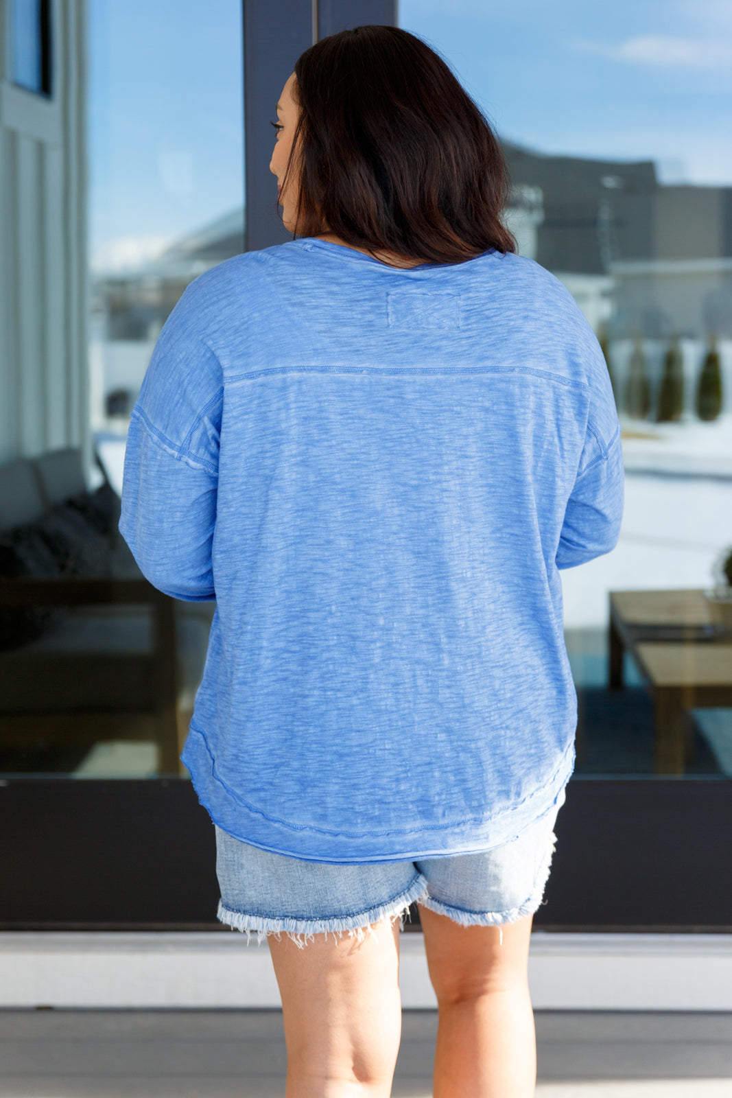 Gently Down the Stream Women's Long Sleeve T-Shirt - Soft Cotton Casual Top for Everyday Wear, Outdoor Activities & Layering
