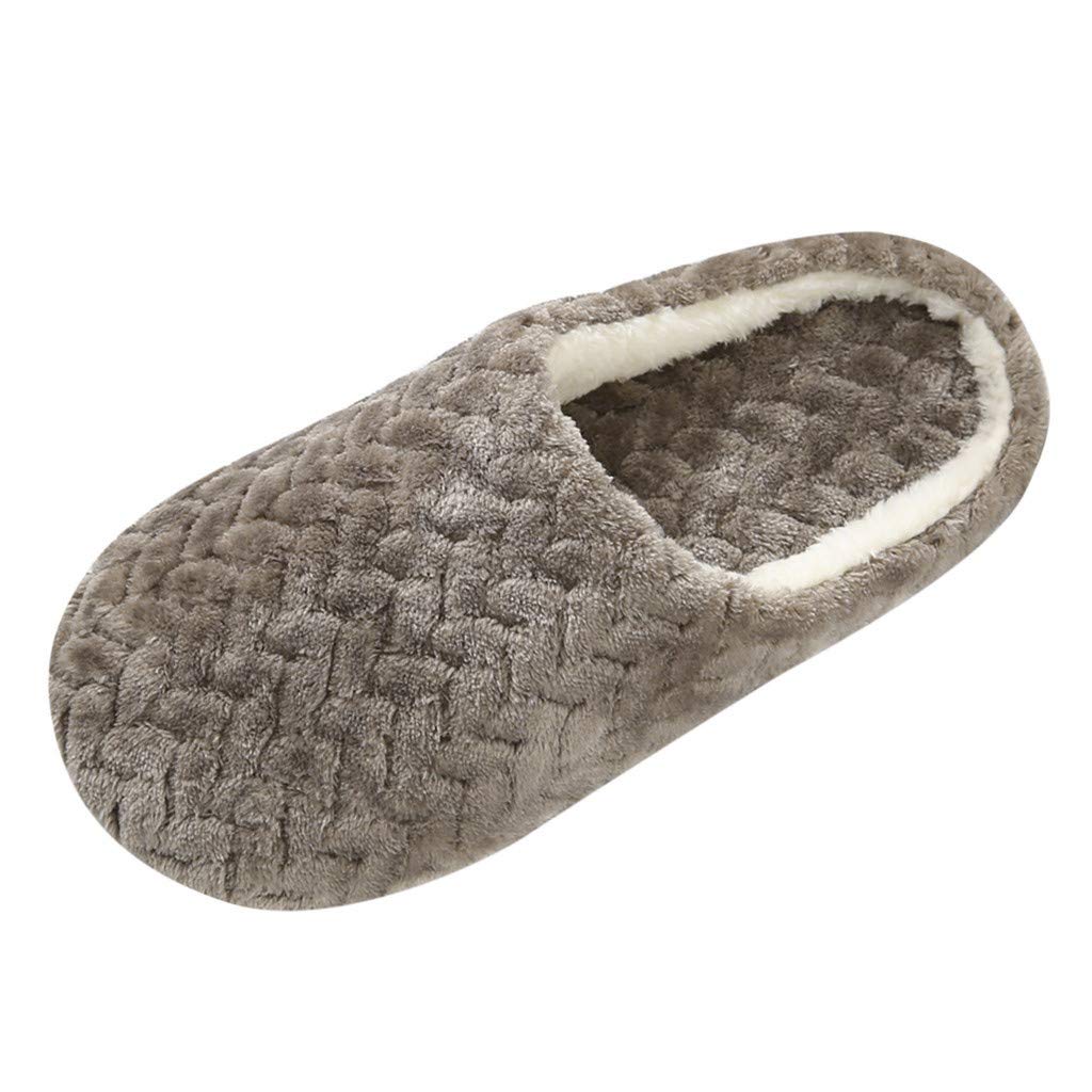 **Men's & Women's Lightweight Non-Slip Soft Sole Slippers - Warm Plush Fluffy House Shoes for Indoor Comfort & Relaxation**    *(Perfect for Lounging at Home, Cozy Winter Wear, or Quick Trips Outside)*