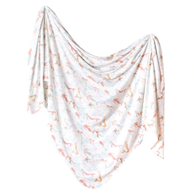 Copper Pearl Swaddle Blanket - Soft Coral Baby Wrap for Newborns | Perfect for Swaddling, Nursing & Stroller Use