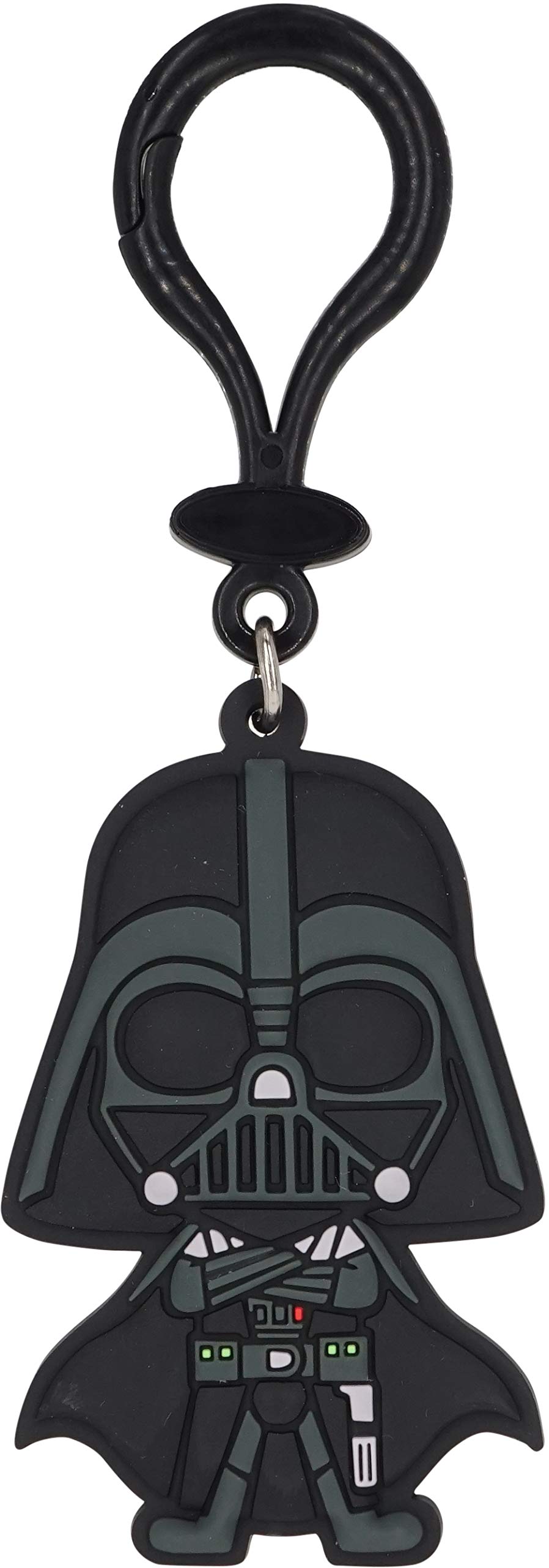 Star Wars Darth Vader Soft Touch Bag Clip - Premium Collectible Keychain for Backpacks, Lunch Boxes & Gym Bags - Perfect for Star Wars Fans & Gift Giving