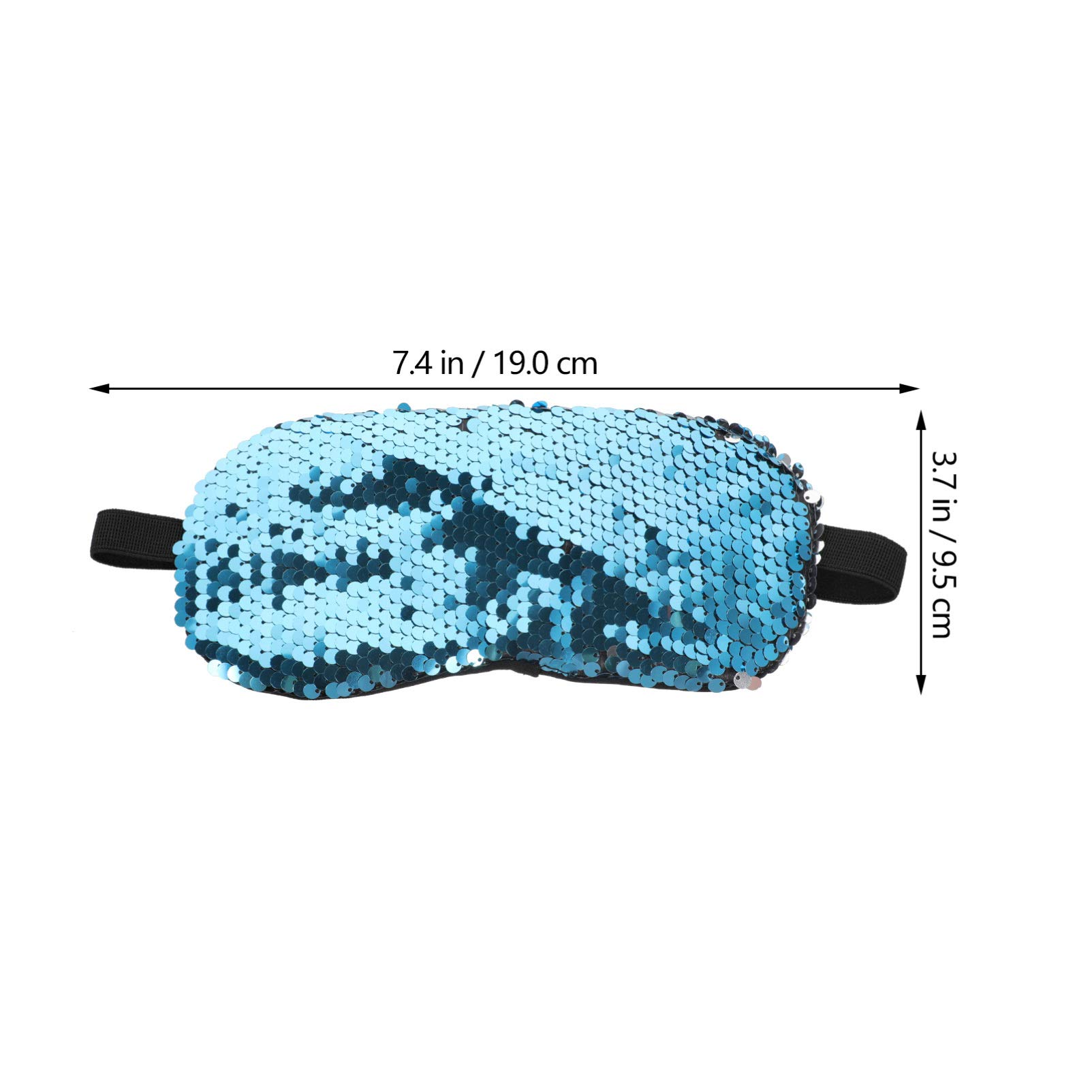 7pcs Double-Sided Sequined Sleep Eye Masks - Soft & Comfortable for Travel, Nap, and Relaxation - Perfect for Flights, Hotels, and Home Use