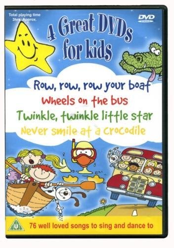Top 4 Kids' Music DVDs 2017 - 76 Popular Children's Songs for Singing & Dancing | Perfect for Family Fun, Birthday Parties & Preschool Activities