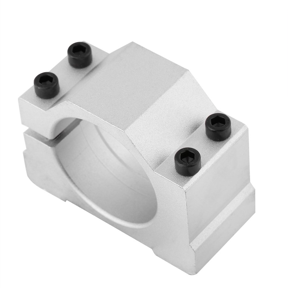 LetCart 52/65mm CNC Motor Bracket Clamp - Heavy Duty Cast Aluminum Spindle Mount for Engraving Machines & CNC Routers | Perfect for DIY Woodworking, Metal Cutting & 3D Carving Projects
