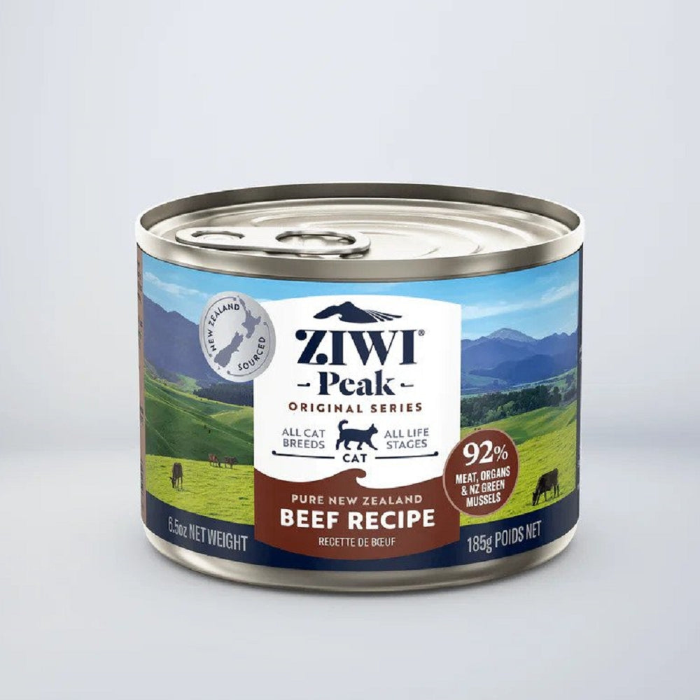 Grain-Free Free-Range Beef Cat Food Cans - High Protein Wet Cat Food for Indoor & Outdoor Cats - Perfect for Picky Eaters & Sensitive Stomachs - Ideal for Mealtime, Travel & Outdoor Adventures