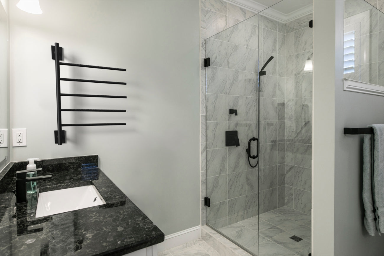 Amba Swivel SB5 Bar Hardwired & Plug-in Combo Towel Warmer - 5 Bars, 34