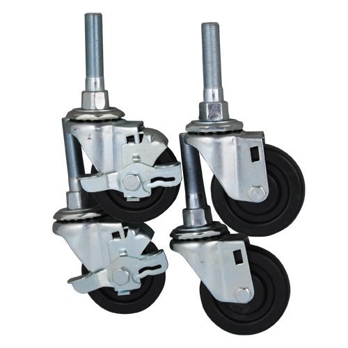 HENNY PENNY Commercial Fryer STEM Caster Set (4-Pack) 3007 - Heavy-Duty Wheels for Easy Mobility in Restaurants & Kitchens