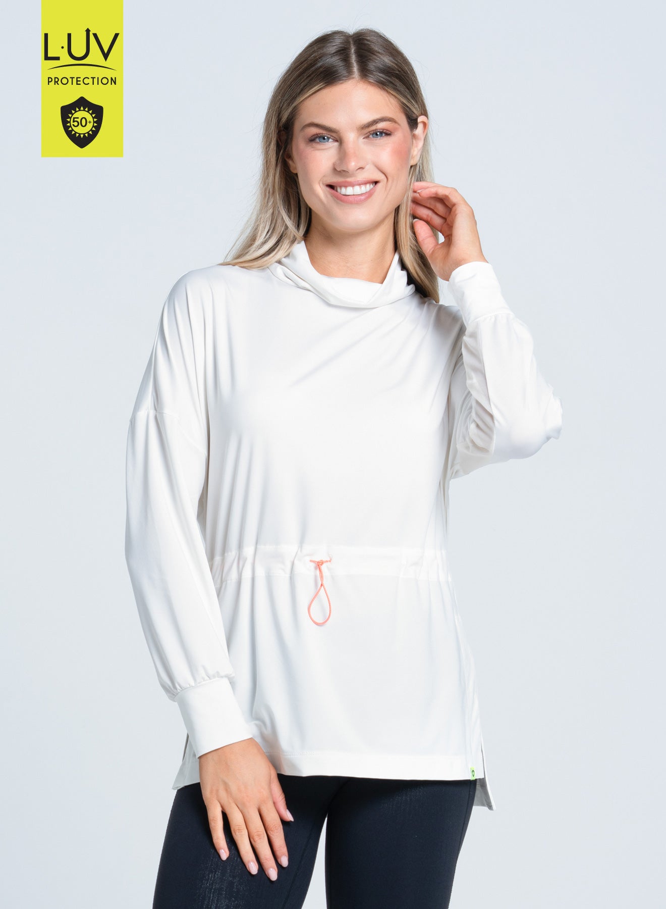 Layer Up Tunic Top - Women's Loose Fit Long Sleeve Blouse in Size L | Casual & Office Wear | Perfect for Work, Date Night & Everyday Outfits