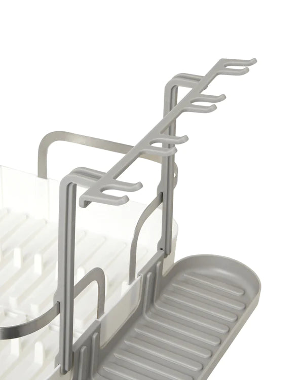 Stainless Steel Holster Dish Rack - Space Saving Kitchen Organizer for Plates, Bowls & Utensils - Perfect for Small Apartments, RVs & Compact Kitchens