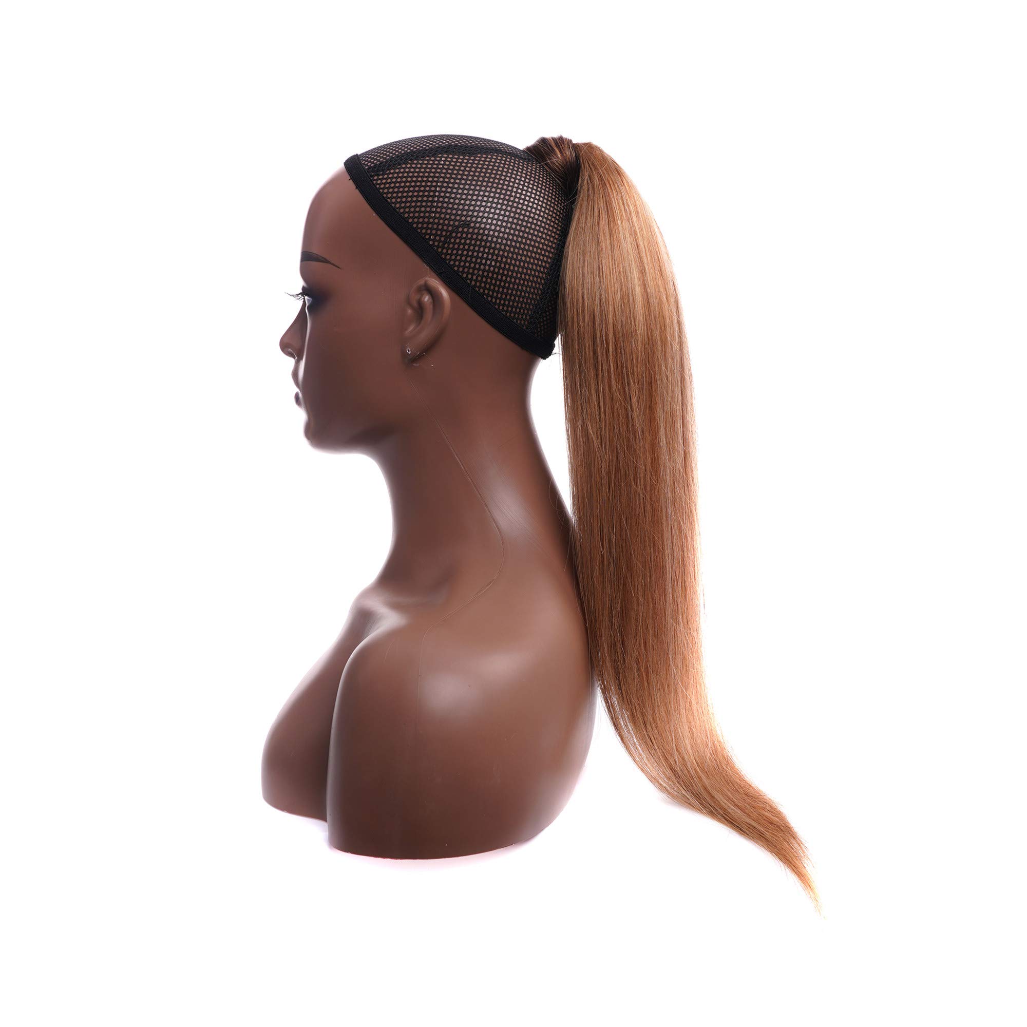 Natural Human Hair Ponytail Extensions for Black Women - Straight & Curly Afro Puffs with Drawstring Wrap | Perfect for Protective Styling, Everyday Wear & Special Occasions