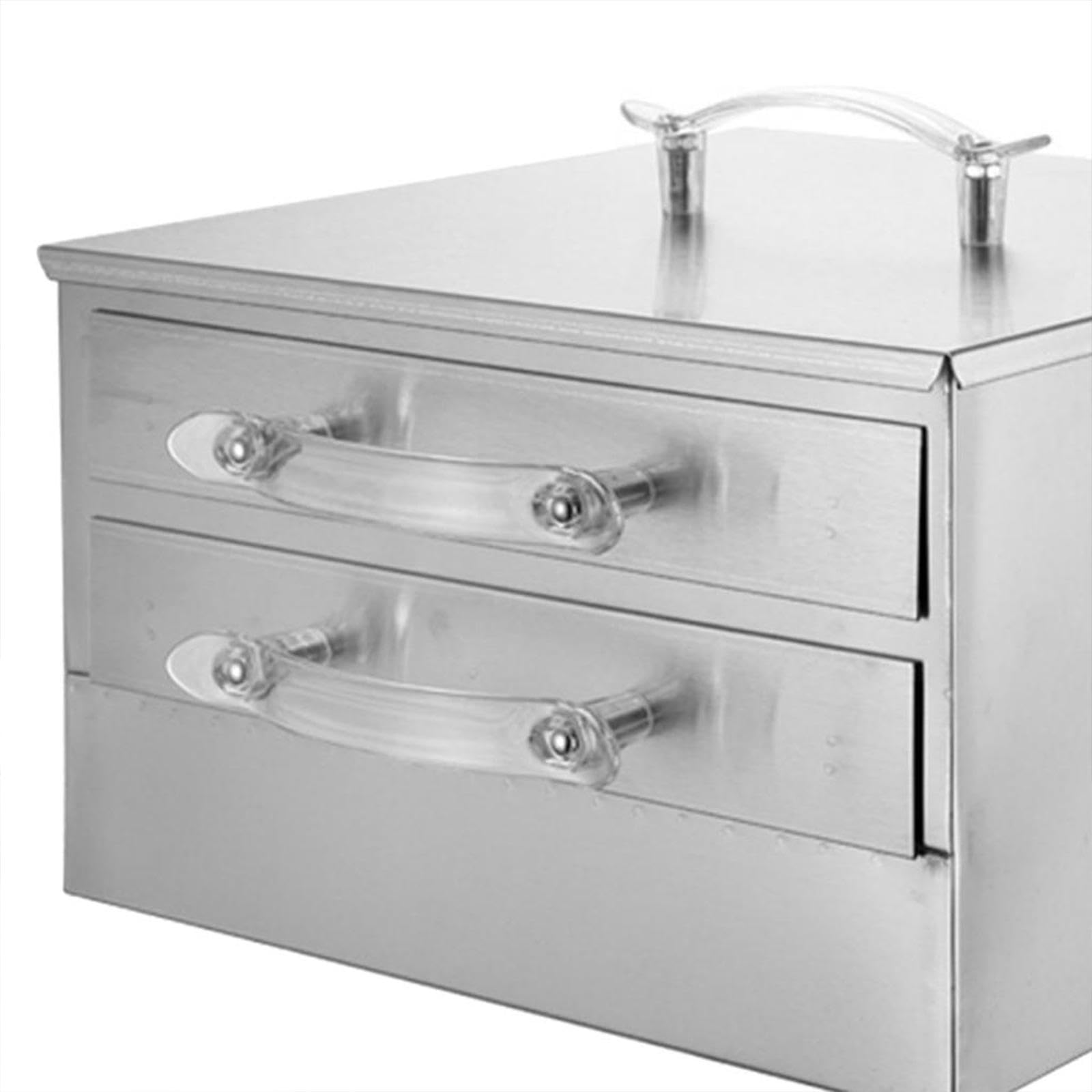 2-Layer Rice Noodle Roll Steamer Machine - 28x26x16cm Dim Sum Maker with 3 Trays for Home Kitchen | Perfect for Making Cheung Fun, Rice Rolls & Steamed Buns | Great for Asian Cooking, Breakfast Prep & Restaurant-Style Dishes