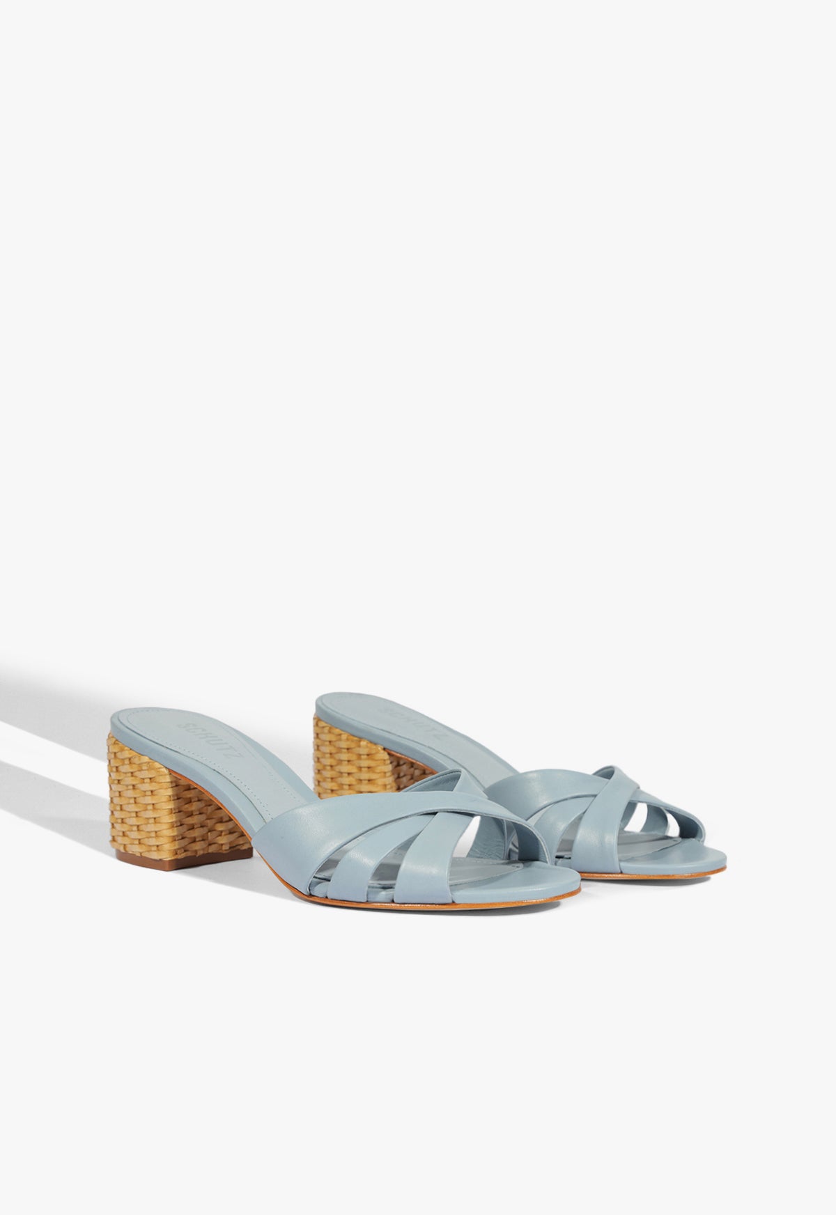 Keefa Women's Straw Mule Sandals - Comfortable Slide Summer Shoes for Beach, Pool, and Casual Wear