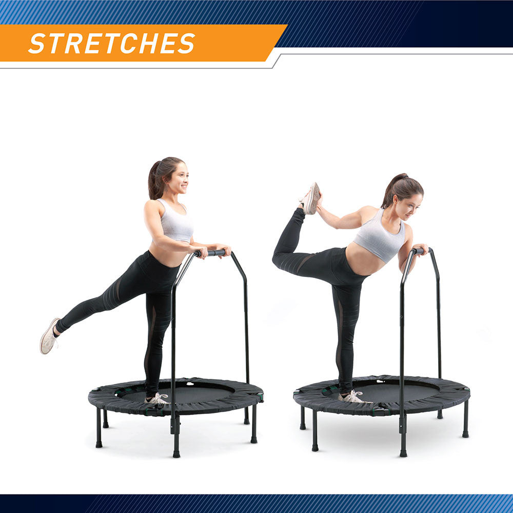 Marcy ASG 40 Cardio Trampoline Trainer - Best Rebounder for Home Workouts, Fitness & Weight Loss | Perfect for Indoor Exercise, Jump Training & Family Fun