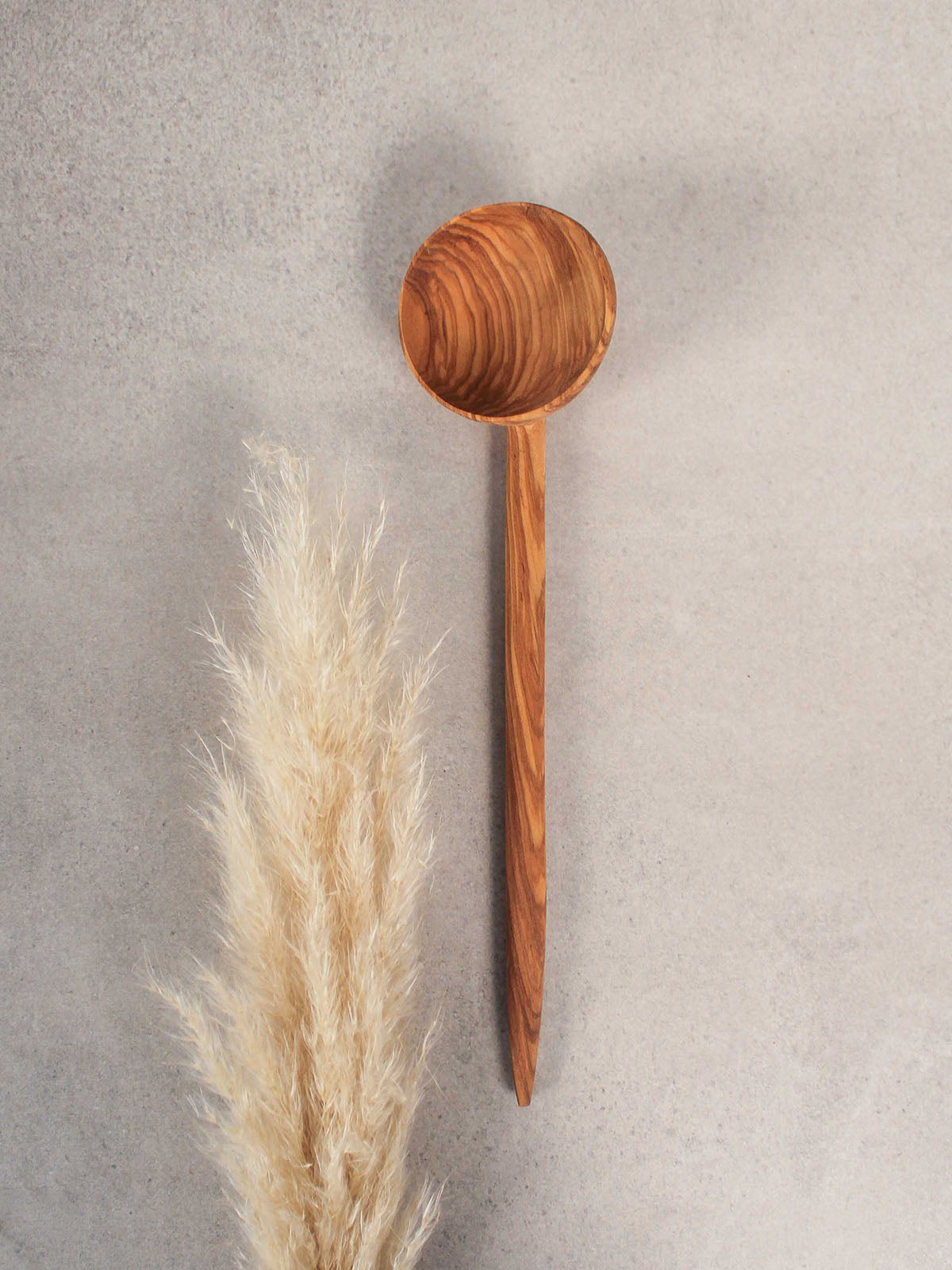 Handcrafted Olive Wood Spoon - Natural, Durable & Eco-Friendly Kitchen Utensil for Cooking, Baking & Serving - Perfect for Home Chefs & Gourmet Cooking