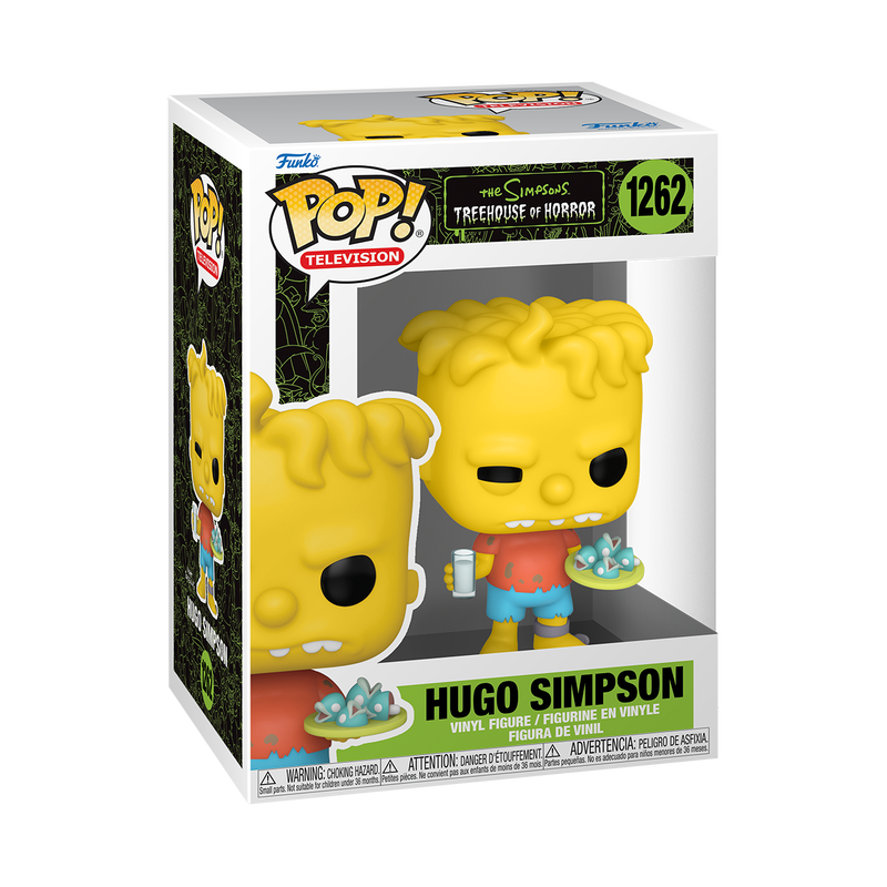 Hugo Simpson Funko Pop Vinyl Figure - The Simpsons Collectible Toy #1262 with Plastic Protector Case - Perfect for Display, Gifts, and Anime Collections