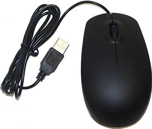 Ergonomic USB Wired Mouse for Right & Left Hand - Comfortable Ambidextrous Computer Mouse for Office, Gaming & Home Use