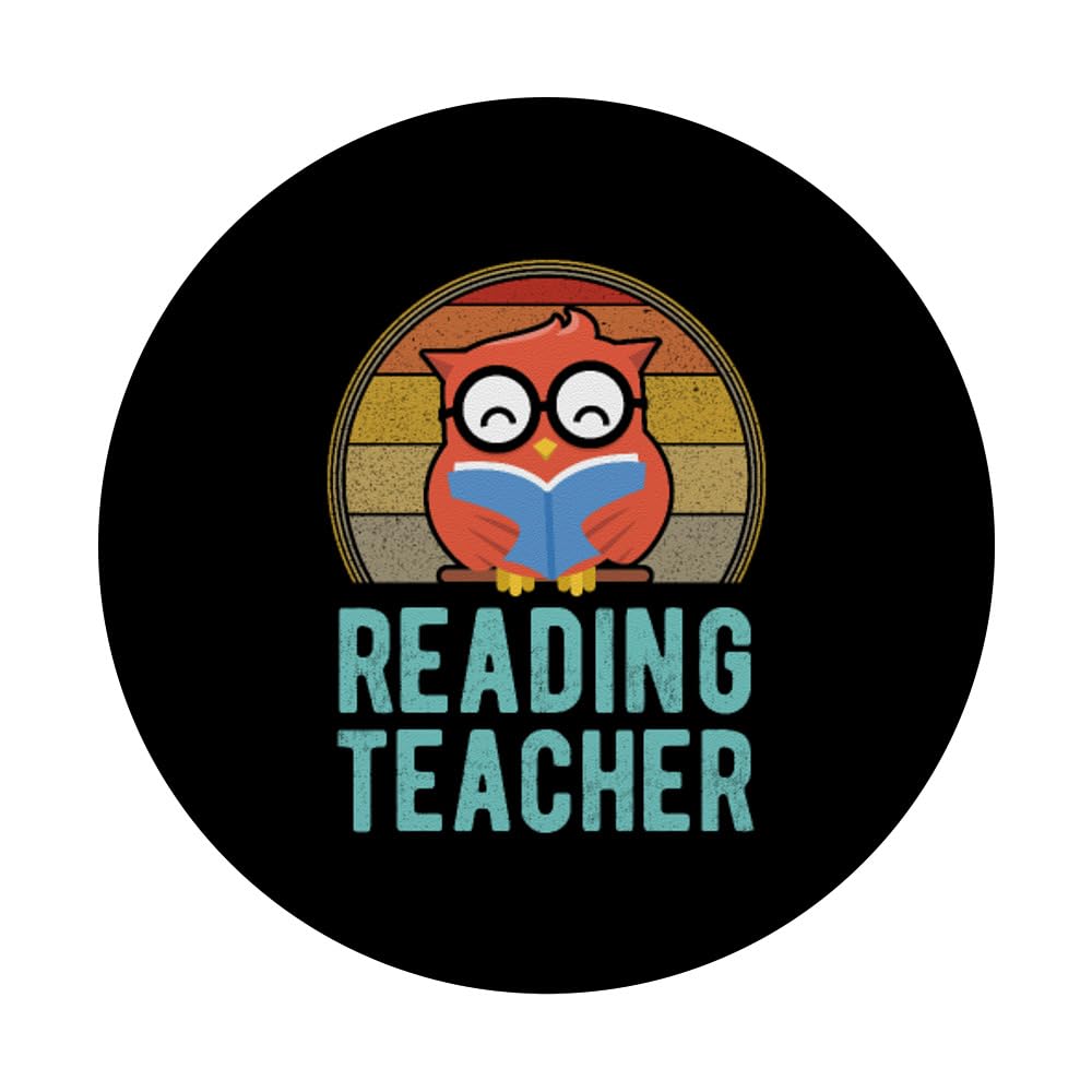 Reading Teacher PopGrip - Swappable Phone Grip for Educators & Book Lovers