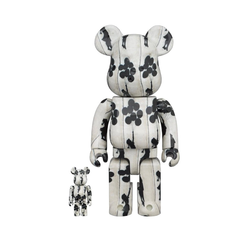 Bearbrick x Flying Balloons Girl 400% & 100% Collectible Figure Box Set - Limited Edition Art Toy for Display & Collection - Perfect for Home Decor, Office Display, and Anime Fans Gift