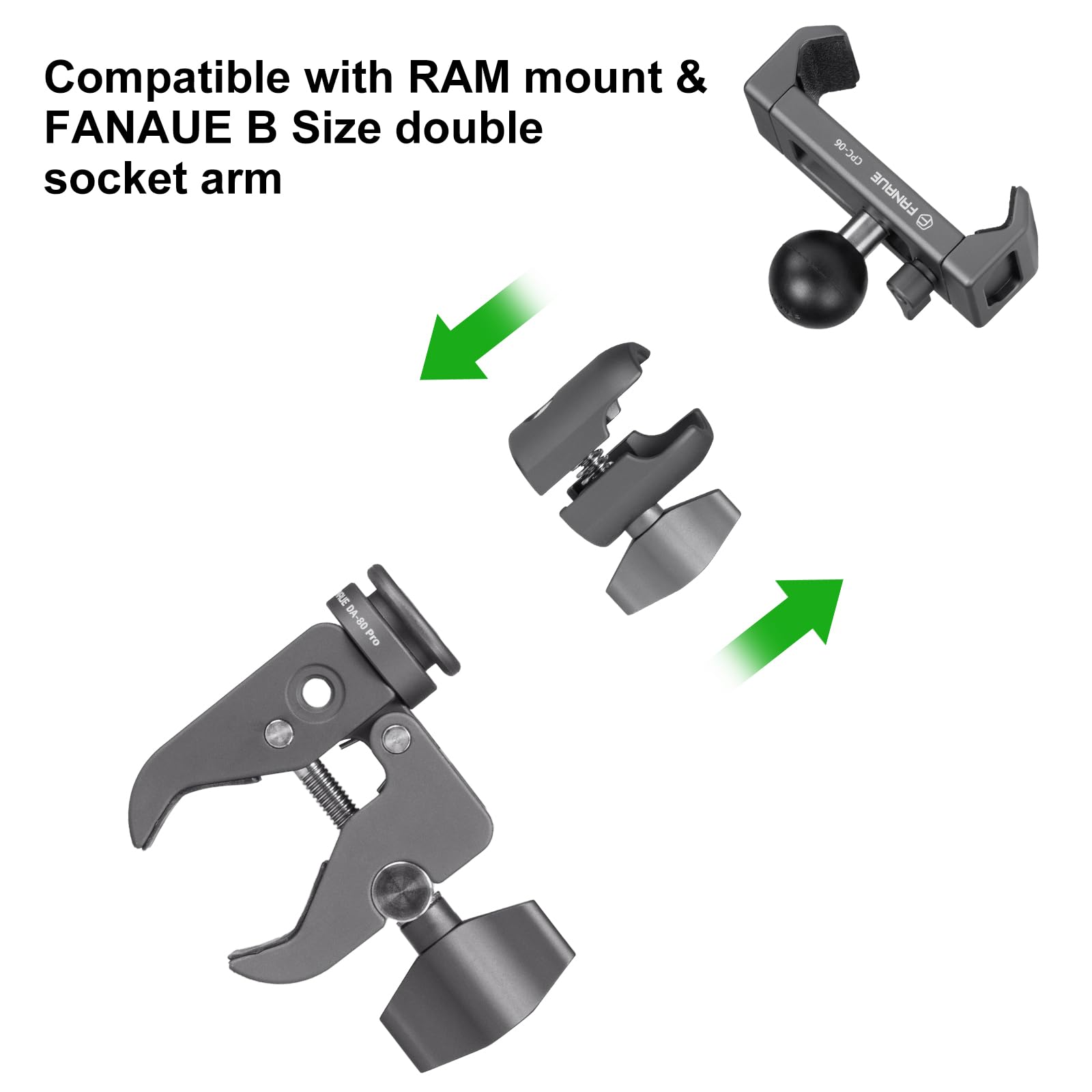 FANAUE Motorcycle Phone Mount - 1