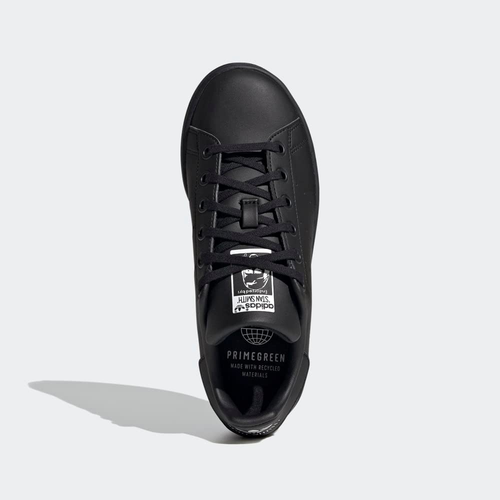 adidas Kids' Stan Smith Sneakers - Eco-Friendly Vegan Shoes for Boys & Girls | Sustainable Plastic Waste Reduction | Perfect for School, Play & Everyday Wear
