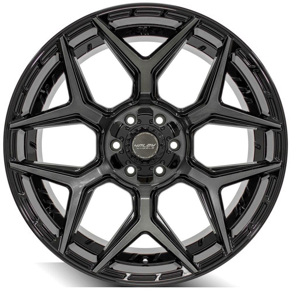 4Play Gen3 4P06 Gloss Black Wheels 22x10.0 18