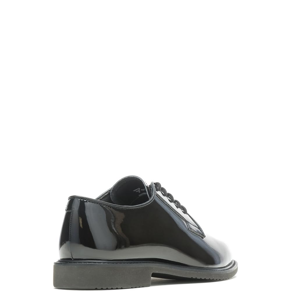 Bates Women's Sentry Oxford High Gloss Leather Work Shoes - Professional & Comfortable Slip-Resistant Footwear for Nurses, Security & Office Workers