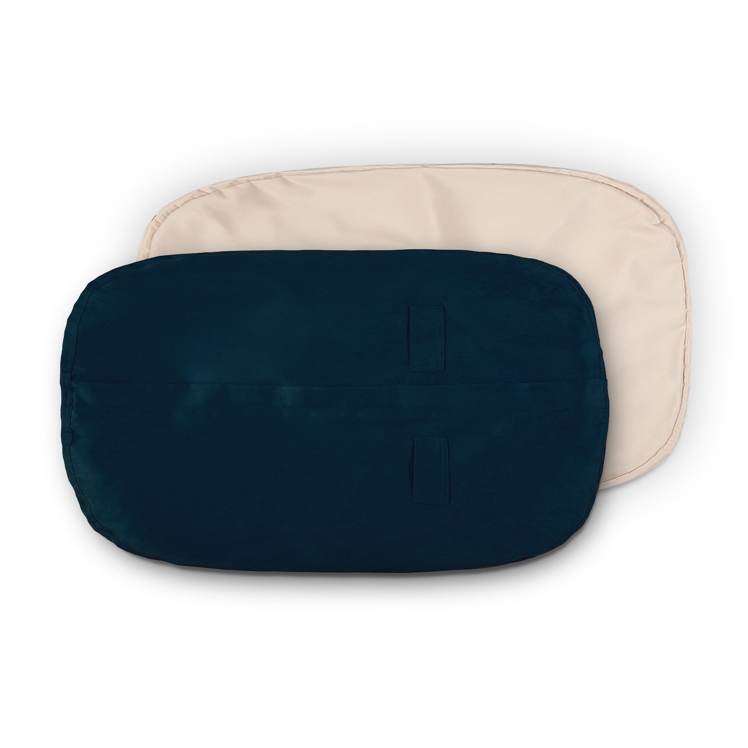 Luxury Microsuede Bean Bag Cover - Machine Washable 7ft Navy Blue Replacement Cover with Inlay | Waterproof & Durable | Perfect for Living Room, Game Room, Dorm & Outdoor Use