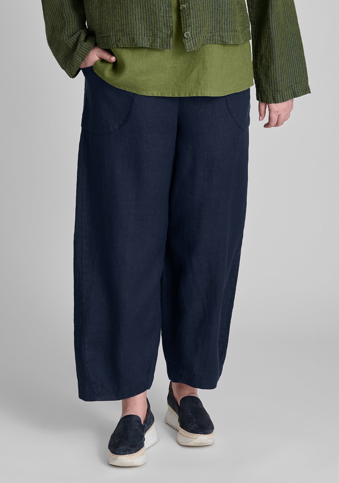 Seamly Linen Pants for Women - Comfortable High-Waisted Wide Leg Trousers | Perfect for Summer, Beach, Office & Casual Wear