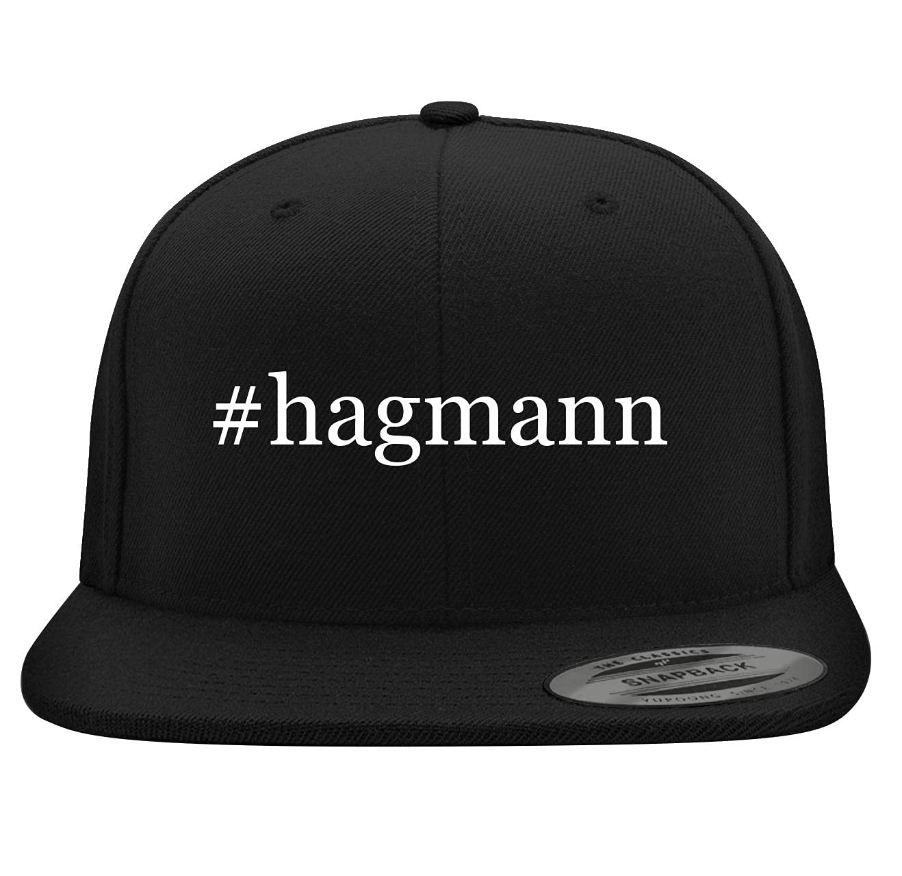 BH Cool Designs #hagmann - Yupoong 6089 Structured Flat Bill Snapback Hat | Embroidered Trendy Baseball Cap for Men & Women | Perfect for Streetwear, Sports & Casual Outfits