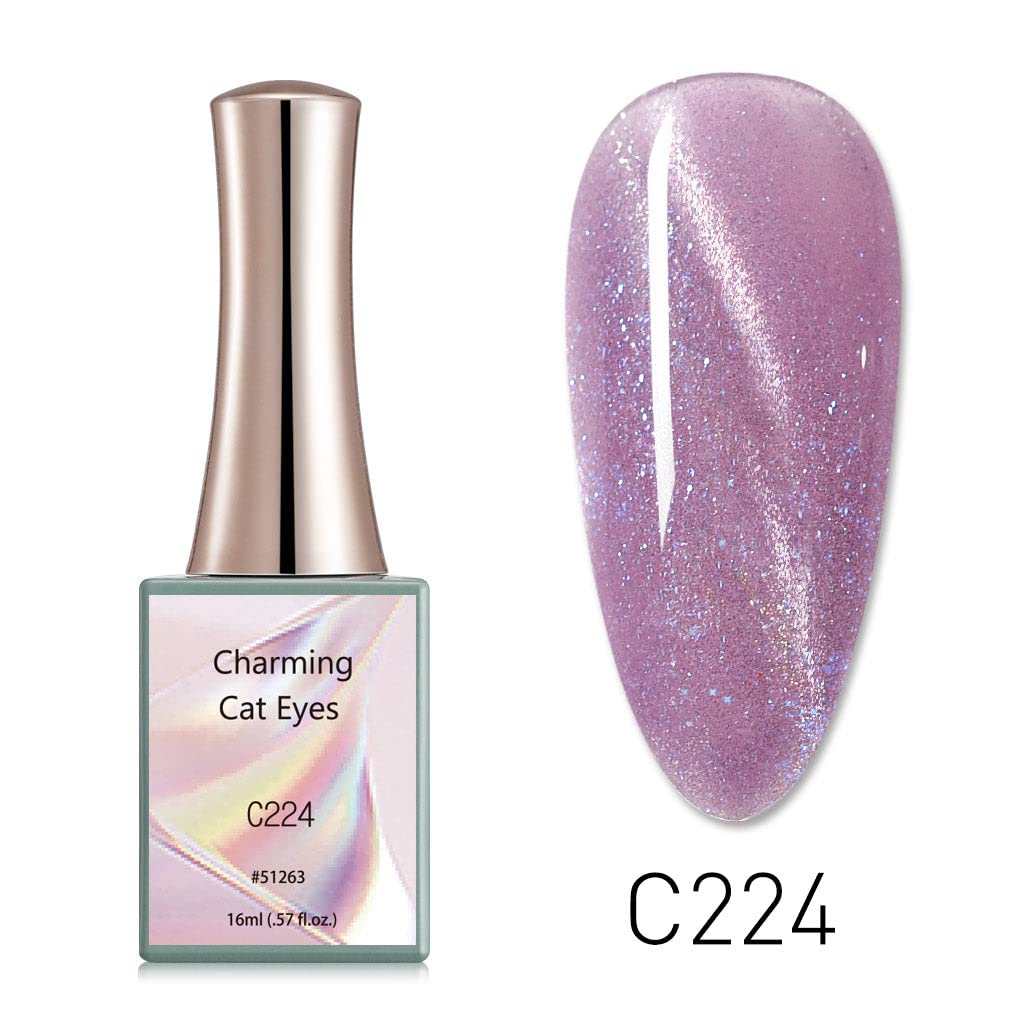 BELLE GAGA™ CANNI Soak Off LED Gel Nail Polish - 16ml Salon Quality DIY Manicure Kit for Home & Professional Use (Color C224) - Perfect for Nail Art, French Tips, and Special Occasions