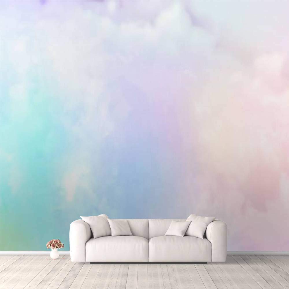 3D Self-Adhesive Wallpaper - Cloud Series with Colorful Cotton Candy & Soft Fog Design for Bedroom, Living Room, Dorm Decor | Easy Peel & Stick Wall Mural for Walls, Ceiling & Wardrobe | Perfect for Nursery, Kids Room & Home Office Background