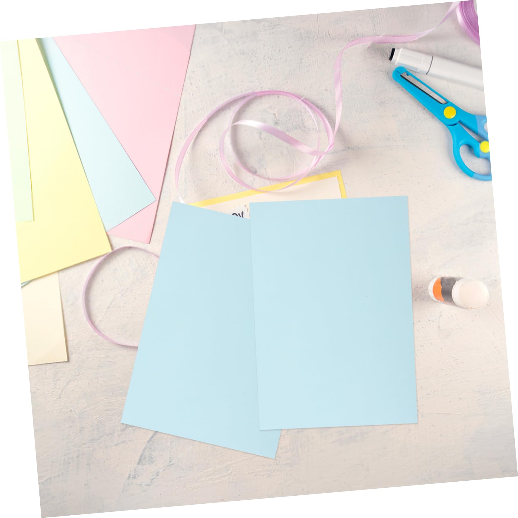 STOBOK 100 Sheets A4 Colored Printer Paper - Premium Certificate, Photo & Craft Paper for Kids, DIY Art Projects, School Supplies, Office Use & Home Printing