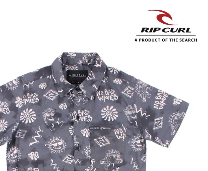 Rip Curl RC SH MC Toddler Waves Kids Shirt - Comfortable & Stylic Surf Tee for Boys & Girls - Perfect for Beach, Surfing & Outdoor Activities