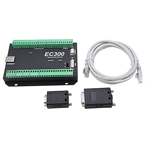 6-Axis EC300 Ethernet Motion Controller for CNC Mach3 - 24VDC Control System Board with Stable Communication | Perfect for CNC Milling, Engraving & 3D Printing Machines