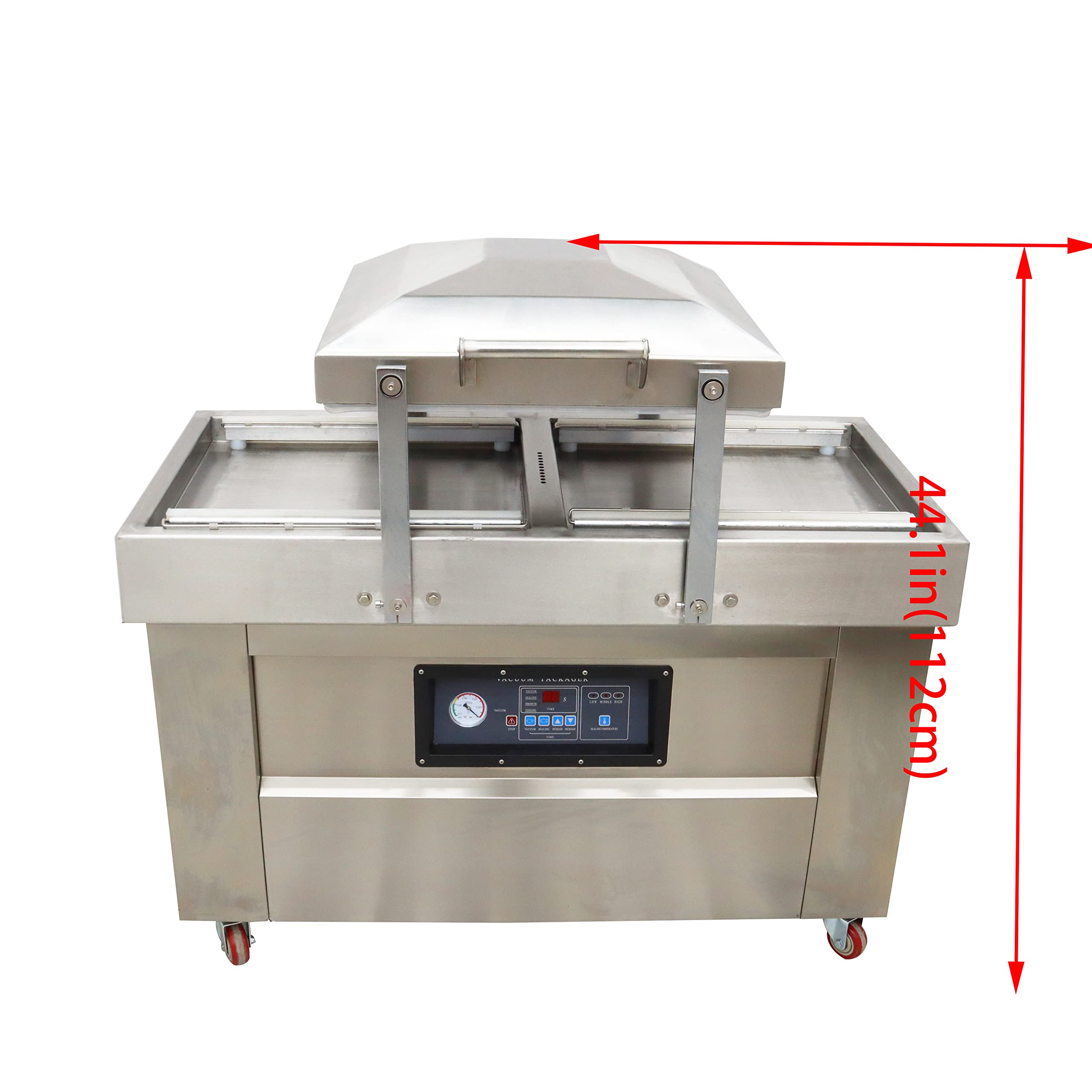 INTSUPERMAI 2-Chamber Commercial Vacuum Sealer - 21.8