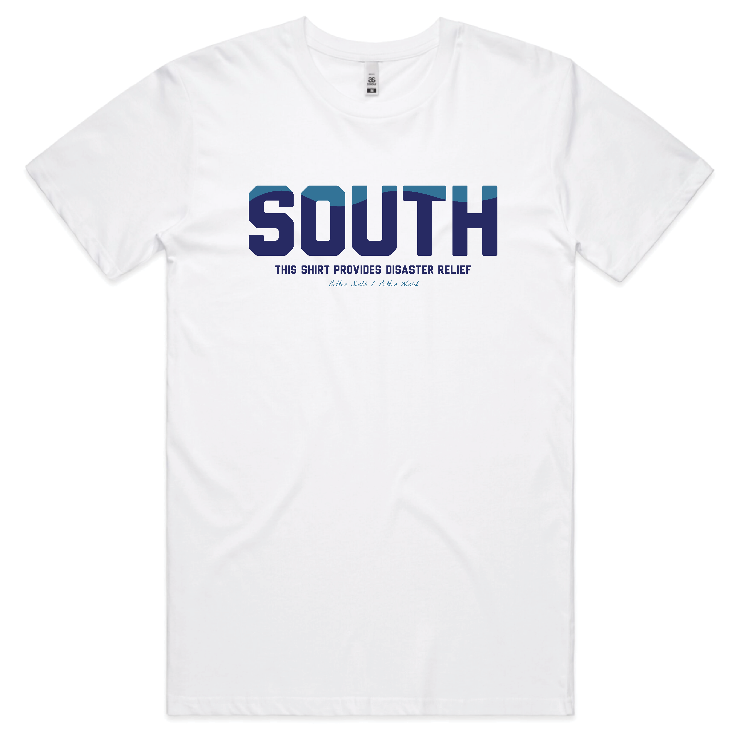 South - Comfortable Disaster Relief T-Shirt for Emergency Response & Volunteer Work | Unisex Cotton Tee for Fundraising & Community Support