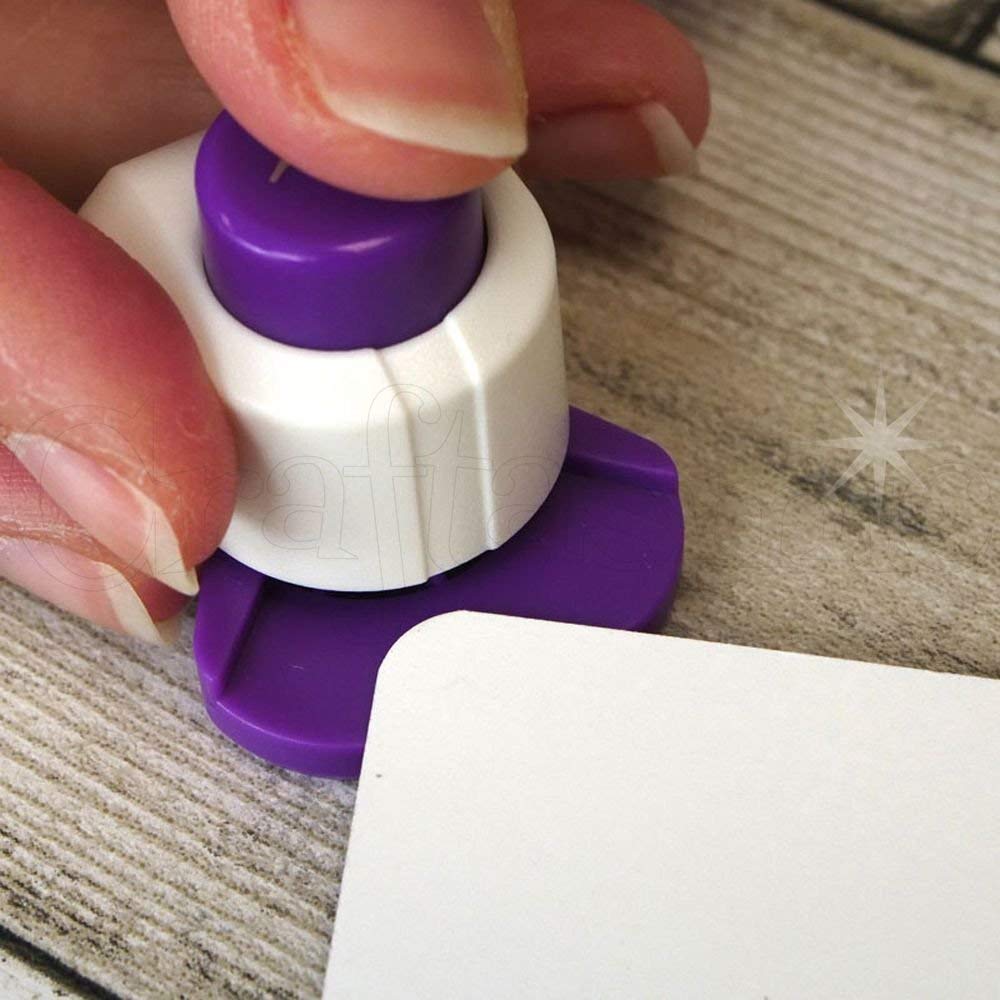 Hunkydory Premier Craft Tools Mini Corner Rounder PCT16 - Precision Scrapbooking & Card Making Tool for DIY Projects, Paper Crafts, and Photo Albums
