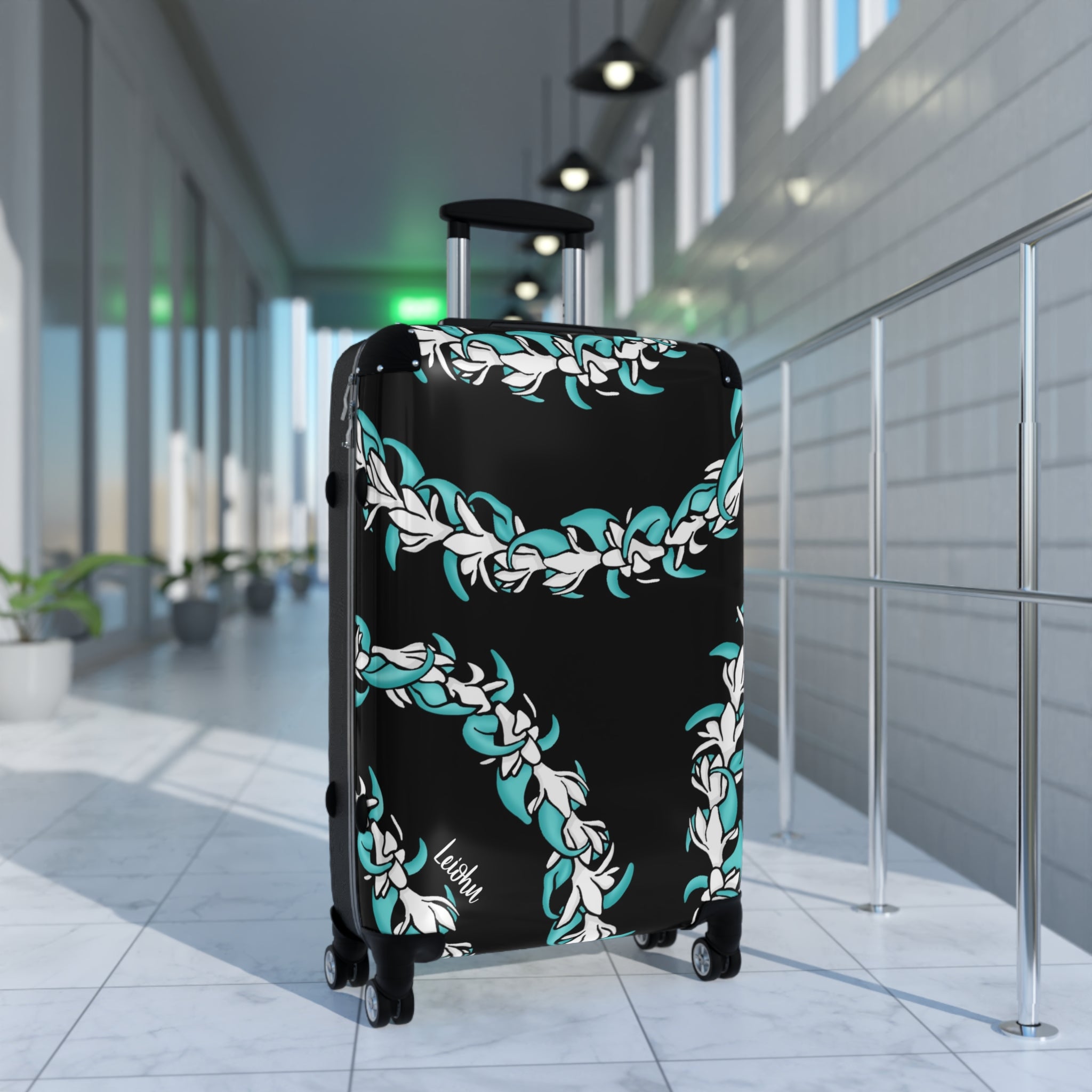 Premium Jade Green Hardshell Cabin Suitcase - Lightweight Carry-On Luggage for Air Travel, Business Trips & Weekend Getaways