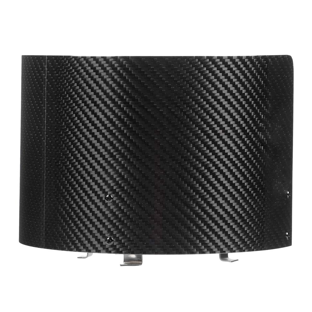 Senyar Universal Carbon Fiber Air Filter Cover & Heat Shield - Glossy Finish for Enhanced Engine Performance - Perfect for Car Modifications & Racing Upgrades