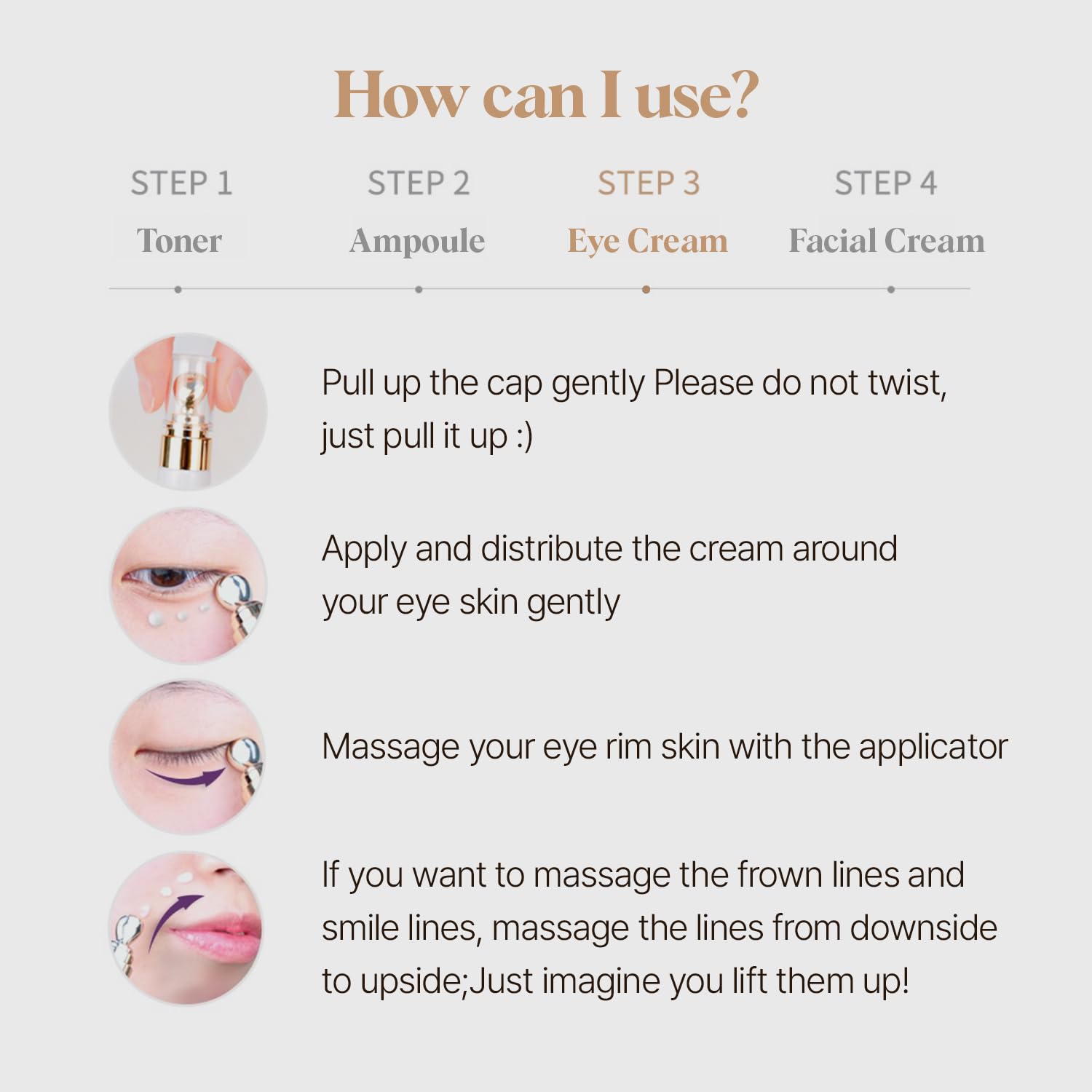 Retinol Anti-Aging Eye Cream for Dark Circles & Puffiness - Korean Collagen Eye Treatment for Wrinkles & Bags - Hydrating & Lifting Eye Massage Cream - 0.67 Fl Oz (Perfect for Night Routine & Travel Skincare)