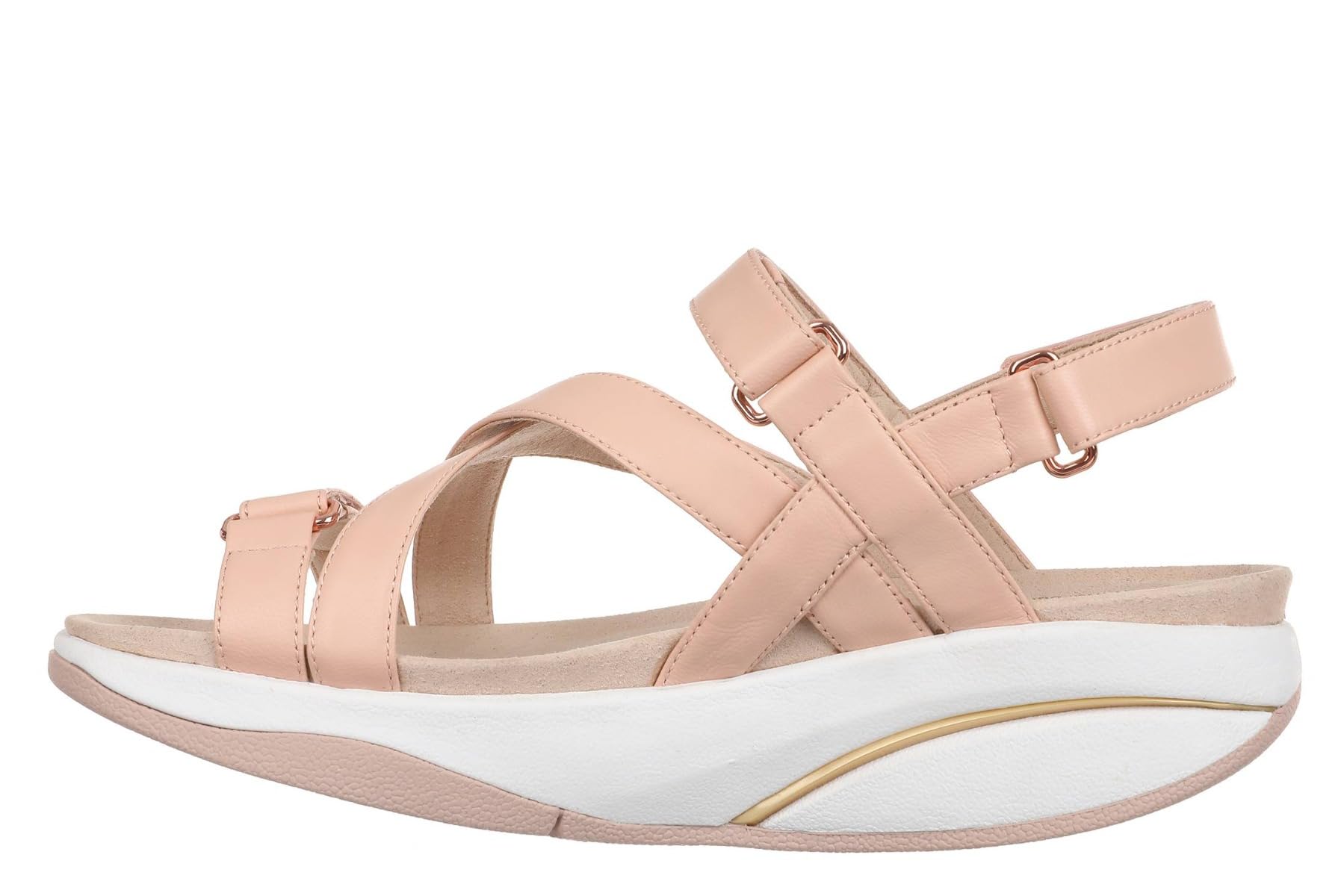 MBT Kiburi Women's Casual Shoes Size 5.5 Pink - Comfortable Walking Shoes for Work, Travel & Everyday Wear