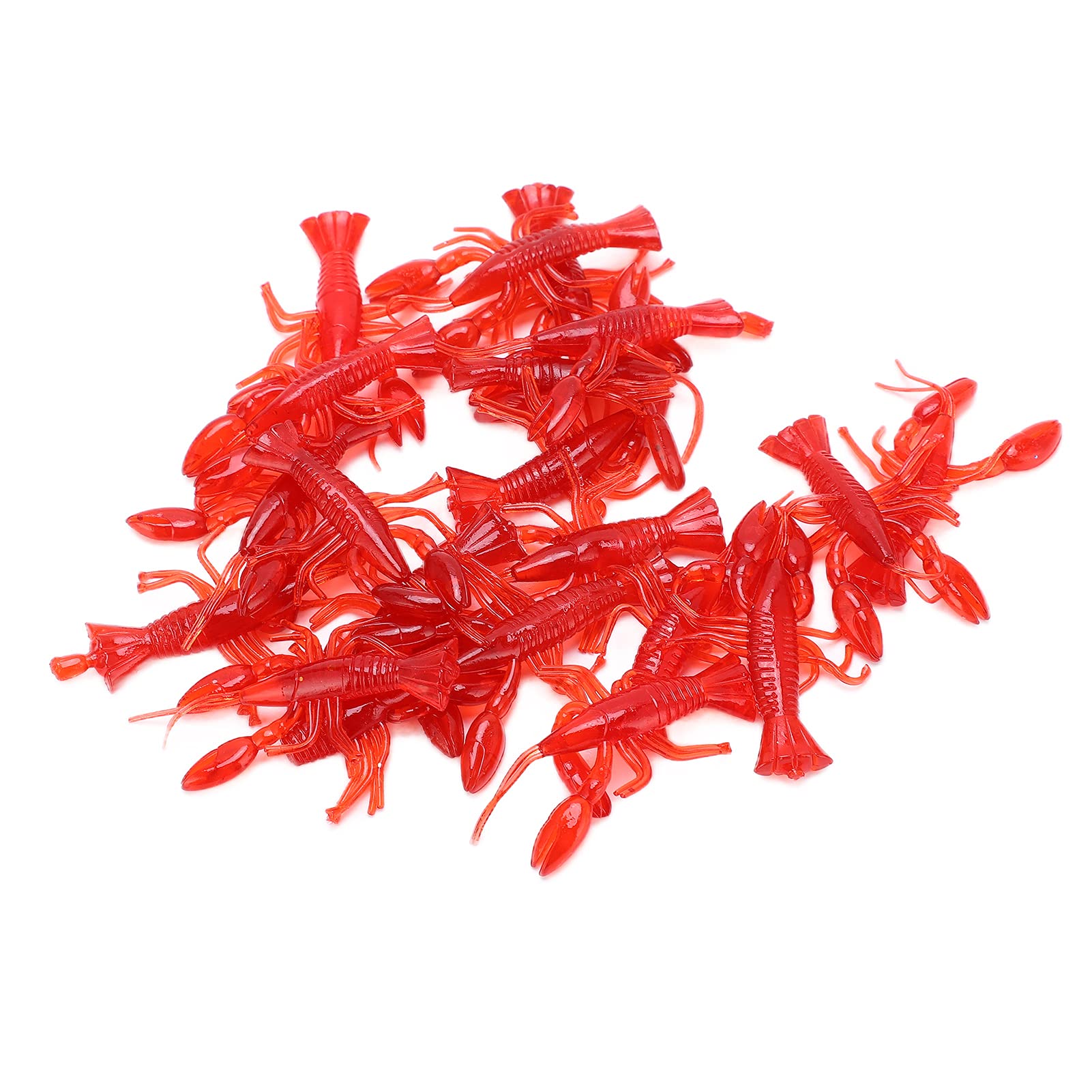 Glow in the Dark Fishing Shrimp Lures - Soft Plastic Bait with High Luminosity for Saltwater & Freshwater Fishing - Perfect for Night Fishing, Kayak Fishing, and Bass Fishing