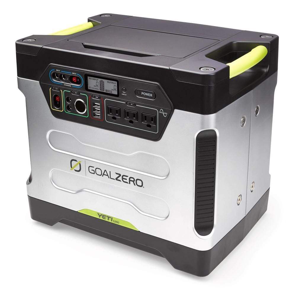 Goal Zero Yeti 1250 Portable Power Station - 1221Wh Solar Generator for Camping, Emergencies & Off-Grid Power | Compact Backup Battery for RV, Home & Outdoor Adventures