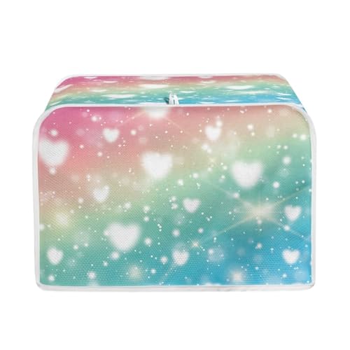 Glitter Rainbow Love Heart
