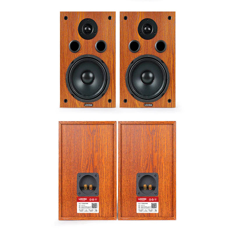 Premium Desktop Two-Way Speaker with Clear Sound - Perfect for Home Office, Gaming & Music Listening